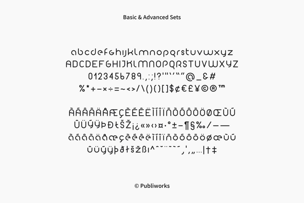 Anita Geometric & Rounded Font Publiworks