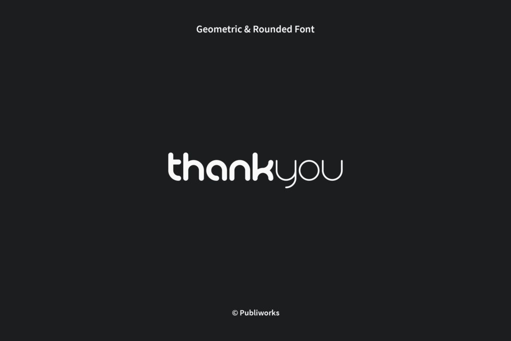Anita Geometric & Rounded Font Publiworks