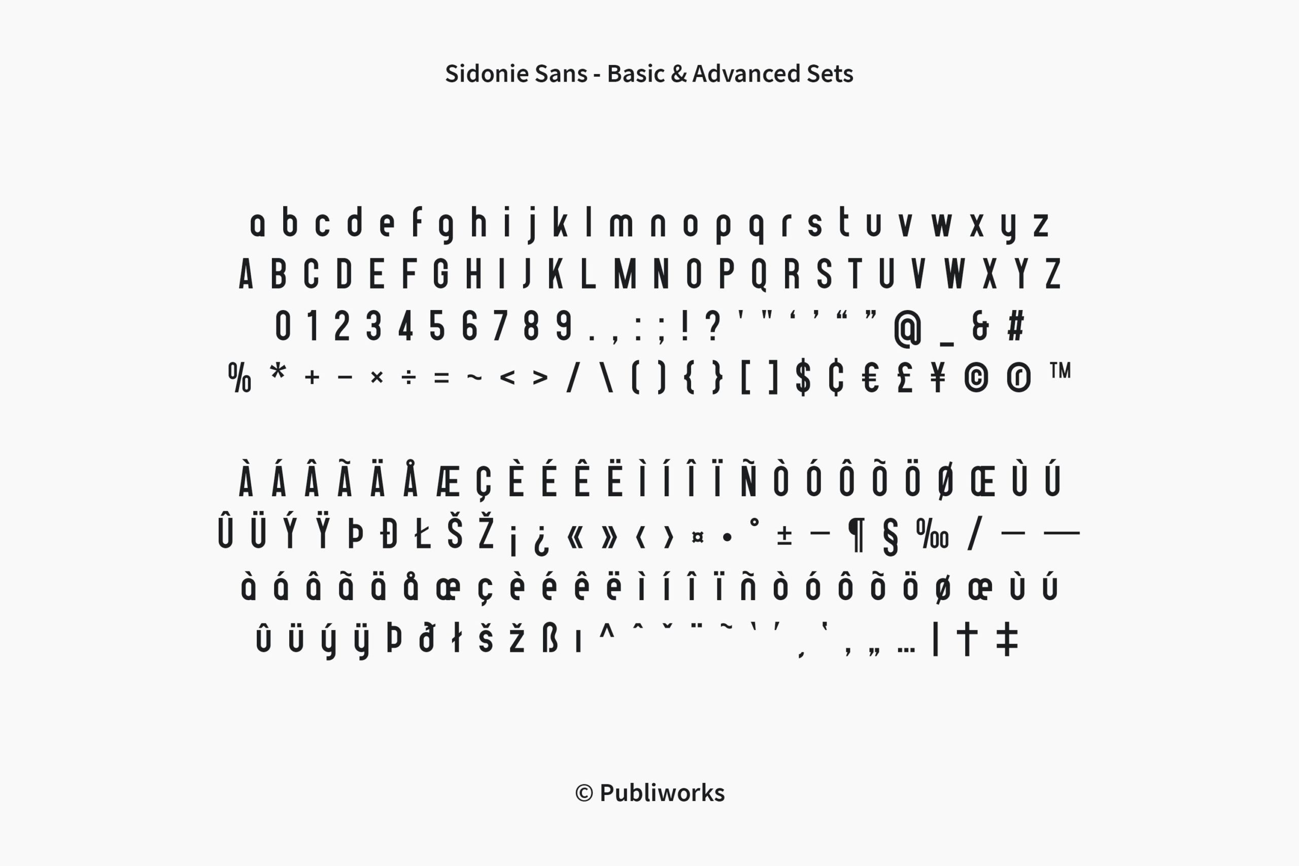 Sidonie Sans Rounded Font Publiworks